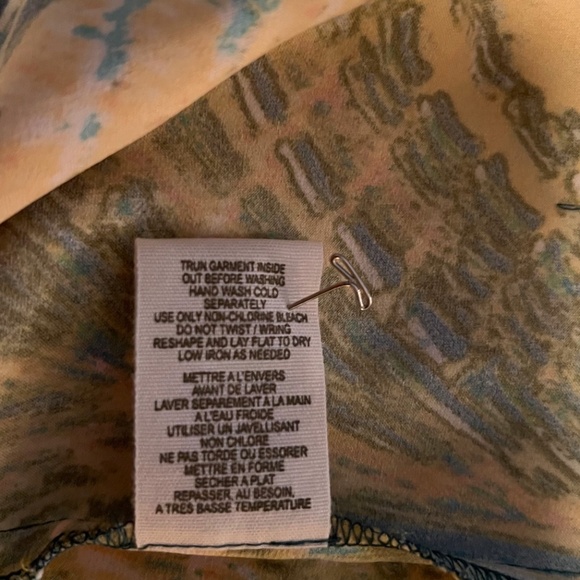 Free People Mini Dress W/ Zipper & 5 Button Mesh Back And Side Pockets--Size 4 l - Picture 14 of 14